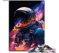 Jigsaw Puzzle 1000 Pieces Cosmic Explorer Chronicles Made of Wood, Fun Activity for at Home 50x75cm Brain Teaser Game for Teenagers, Perfect