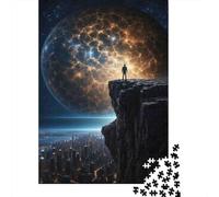 Jigsaw Puzzle 1000 Pieces Cosmic Explorer Standing Jigsaw 52x38cm/1000pcs Gift For Kids Challenging Creative Educational Games DIY Cardboard
