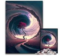 Jigsaw Puzzle 1000 Pieces Cosmic Gateway Difficult Puzzles for Adults Educational Activity for Cognitive Skills Cognitive Skill Improvement 50x75CM/19.68x29.52inch
