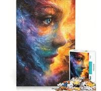 Jigsaw Puzzle 1000 Pieces Cosmic Sovereignty, Practical Game, Difficult Hard, Unique Gifts for Birthday And Christmas 38x26cm