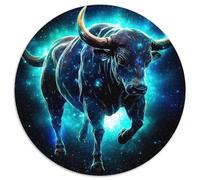 Jigsaw Puzzle 1000 Pieces Cosmic Taurus 1000-Piece Jigsaw Puzzle Family Bonding Activity,Unique Gift for Holidays & Birthdays (Size 67.5x67.5cm)