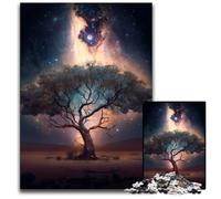 Jigsaw Puzzle 1000 Pieces Cosmic Tree of Life cardboard Jigsaw Puzzles for Adults for Teenagers, Couples, And Friends for Birthdays, Christmas 26X38CM/10.23x14.96inch