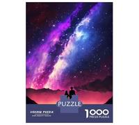Jigsaw Puzzle 1000 Pieces Couple Of Galaxy Jigsaws for Adults Brain Teaser Game Improve Memory Deal As Gifts for The Whole Family 52x38cm/1000pcs