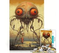 Jigsaw Puzzle 1000 Pieces Crazy Creature V, Impossible Game, Fun Activities at Home, Artists' Collection, Fine Arts 38x26cm