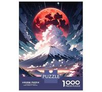Jigsaw Puzzle 1000 Pieces Crimson Summit Jigsaws for Adults Brain Teaser Game Improve Memory Deal As Gifts for The Whole Family 38x26cm/1000pcs