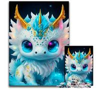 Jigsaw Puzzle 1000 Pieces Cute Dragon Baby Puzzles for Adults Relaxing Entertainment, Home Decor 26X38CM/10.23x14.96inch
