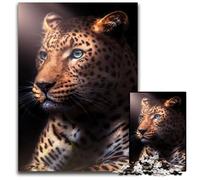 Jigsaw Puzzle 1000 Pieces Dak Jaguar cardboard Jigsaw Puzzles for Adults for Teenagers, Couples, And Friends for Birthdays, Christmas 26X38CM/10.23x14.96inch