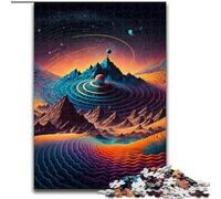 Jigsaw Puzzle 1000 Pieces Dark Blue And Red Clouds Jigsaw Puzzles Made of cardboard,Interactive Family Game, DIY Home Decor, Challenging Brain Teaser Gift 1000pcs(26x38cm)