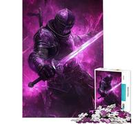 Jigsaw Puzzle 1000 Pieces Dark Knight's Radiance Jigsaw Puzzles for Adults Hand Speed Race Difficult And Challenge for Is Ideal As A Gifts (Size 38x26cm)