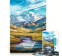 Jigsaw Puzzle 1000 Pieces Deosai National Park, Pakistan Landscape Precise Cut Art Cognitive Fun Play Leisure Time Fun Xmas Scene Art (38x26cm)