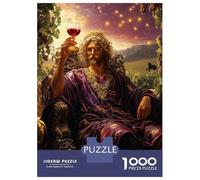 Jigsaw Puzzle 1000 Pieces Dionysus, God of Wine And Ecstasy - Master of Divine Celebration Puzzles for Adults Toy Wall Decor Hand Speed Race Deal As Gifts for The Whole Family 38x26cm/1000pcs