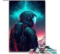 Jigsaw Puzzle 1000 Pieces Discovering New Worlds Made of Wood, Interactive Family Game, Suitable for Ages 14+ 50x75cm Brain Teaser Game for Teenagers, Perfect