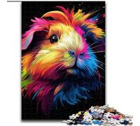 Jigsaw Puzzle 1000 Pieces Dog Made of Wood, Unique DIY Home Decor Gift Idea 50x75cm for Teenager & Families, Perfect DIY Decor & Brain-Teasing Challenge