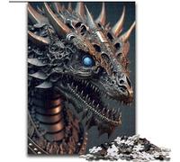 Jigsaw Puzzle 1000 Pieces Dragon Head VI Puzzles for 1000 Piece Family Interactive Game, Brain Teaser Gift, Educational Toy size 50x75cm