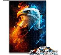 Jigsaw Puzzle 1000 Pieces Eagles of Ice And Fire Jigsaw Puzzle Made of Wood,Relaxing Entertainment, Home Decor 1000pcs(50x75cm)
