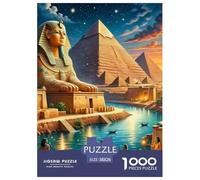 Jigsaw Puzzle 1000 Pieces Egyptian Pyramids Jigsaw 38x26cm/1000pcs Gift For Kids Stress Reliever Educational Games DIY Cardboard
