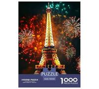 Jigsaw Puzzle 1000 Pieces Eiffel Tower Jigsaw 70x50cm/1000pcs Gift For Kids Challenging Creative Educational Games DIY Cardboard