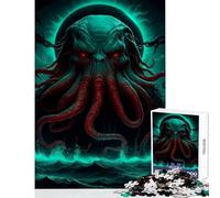 Jigsaw Puzzle 1000 Pieces Eldritch Terror Jigsaws for Adults Puzzle Pattern Assembly Educational Challenge Birthday Present, Gifts, (50x75cm)