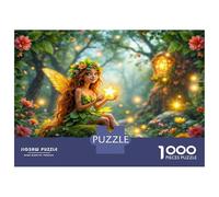 Jigsaw Puzzle 1000 Pieces Enchanted Forest Fairy Garden Puzzles for Adults Toy Wall Decor Hand Speed Race Deal As Gifts for The Whole Family 38x26cm/1000pcs