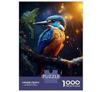 Jigsaw Puzzle 1000 Pieces Epic Rainy Kingfisher Jigsaws for Adults Brain Teaser Game Improve Memory Deal As Gifts for The Whole Family 52x38cm/1000pcs