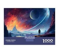 Jigsaw Puzzle 1000 Pieces Explore The Galaxy Space Adventure Puzzles for Adults Toy Wall Decor Hand Speed Race Deal As Gifts for The Whole Family 38x26cm/1000pcs
