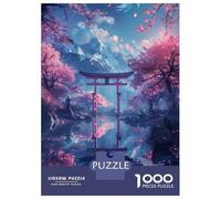 Jigsaw Puzzle 1000 Pieces Fantasy Anime Torii Gate Jigsaws for Adults Brain Teaser Game Improve Memory Deal As Gifts for The Whole Family 70x50cm/1000pcs