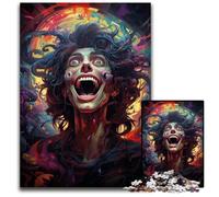 Jigsaw Puzzle 1000 Pieces Fantasy Colorful Zombies Jigsaw Puzzles Creative Family Game & Home Decor, for Teenagers 1000 PCS(38x26cm)