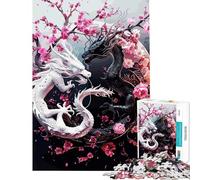 Jigsaw Puzzle 1000 Pieces Fantasy Dragon Beast Jigsaws for Adults Brain Teaser Game Staycation Kill Time for Birthday, Chrismas (Size 38x52cm)