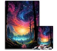 Jigsaw Puzzle 1000 Pieces Fantasy Night View Difficult Puzzles for Adults Perfect for Teenagers, Family Bonding, Brain Teaser & DIY Home Decor Gift 1000 PCS(38x26cm)