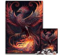 Jigsaw Puzzle 1000 Pieces Fantasy Phoenix Bird Puzzles for Adults Family Interactive Game, Craft Gift with Colorful Artwork 26X38CM/10.23x14.96inch