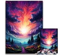 Jigsaw Puzzle 1000 Pieces Fantasy Scenery Difficult Puzzles for Adults Perfect for Teenagers, Family Bonding, Brain Teaser & DIY Home Decor Gift 1000 PCS(38x26cm)