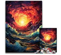 Jigsaw Puzzle 1000 Pieces Fantasy Sunset Scenery Jigsaw Puzzles Creative Family Game & Home Decor, for Teenagers 1000 PCS(38x26cm)