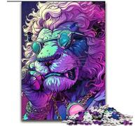 Jigsaw Puzzle 1000 Pieces Fashion Lions 1000 Piece Jigsaw Family Interactive Game, Brain Teaser Gift, Educational Toy (Size 50x75cm)