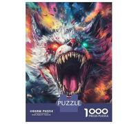 Jigsaw Puzzle 1000 Pieces Ferocious Beast Jigsaws for Adults Brain Teaser Game Improve Memory Deal As Gifts for The Whole Family 38x26cm/1000pcs