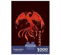 Jigsaw Puzzle 1000 Pieces Fiery Phoenix Jigsaws for Adults Brain Teaser Game Improve Memory Deal As Gifts for The Whole Family 70x50cm/1000pcs