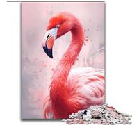Jigsaw Puzzle 1000 Pieces Flamingo Animals Puzzle Creative Family Game & Home Decor, for Teenagers (size : 26x38cm)