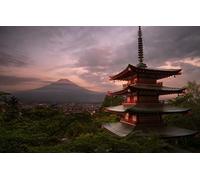 Jigsaw Puzzle 1000 Pieces for Adult Challenging Puzzle Games Natural Scenery,Mountains,Volcanoes,Japan 26x38CM