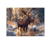Jigsaw Puzzle 1000 Pieces for Adults，A Beautiful Set of Antlers，Kids Teens Large Families Puzzle Game（38x26cm）-AA59