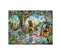 Jigsaw Puzzle 1000 Pieces for Adults，Adventure in the jungle，Teens Boys Girls Puzzles Difficult Challenging Puzzle for Party Games Kids Family Friends（50x70cm）-A26