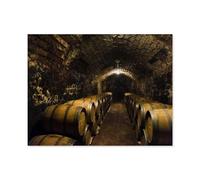 Jigsaw Puzzle 1000 Pieces for Adults，Aging in traditional wooden barrels, lined up in a cool wine cellar，Large Puzzle Game Artwork for Adults Teens, Family Decorations, Unique Puzzle Gift-R82