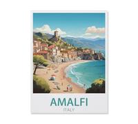 Jigsaw Puzzle 1000 Pieces for Adults，Amalfi Italy，Large Puzzle Game Artwork for Adults Teens, Family Decorations, Unique Puzzle Gift（75x50cm）-R45