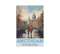 Jigsaw Puzzle 1000 Pieces for Adults,Amsterdam Netherlands,Unique Suitable for Teenagers and Adults, Home Decoration(50x70cm)-FP43