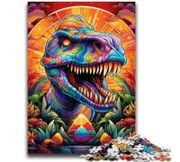 Jigsaw Puzzle 1000 Pieces for Adults Ancient Dinosaurs 1000 Pieces for Teenagers,Challenging Family Activity Games DIY Toy for Home Wall Decor Gifts (75x50cm)