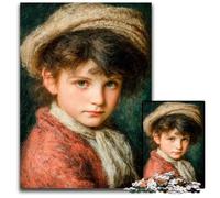 Jigsaw Puzzle 1000 Pieces for Adults Angry Little Boy Wooden Puzzles Gift DIY Fun Suitable for Home Living Room Office Decoration 50X75CM