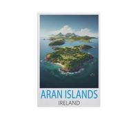 Jigsaw Puzzle 1000 Pieces for Adults，Aran Islands Ireland，Teens Boys Girls Puzzles Difficult Thick Sturdy Pieces Challenging Puzzle for Party Games（50x70cm）-L91