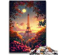 Jigsaw Puzzle 1000 Pieces for Adults Art Eiffel Tower Teenager Jigsaw,Educational Stress Relief Toy Great Gifts And Toys (50x75cm)