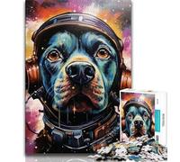 Jigsaw Puzzle 1000 Pieces for Adults Art German Shepherd 1000 Pieces for Teenagers,Challenging Family Activity Games DIY Toy for Home Wall Decor Gifts 75x50cm