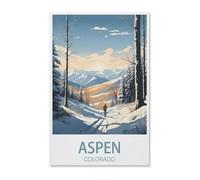 Jigsaw Puzzle 1000 Pieces for Adults，Aspen Colorado Ski，Teens Boys Girls Puzzles Difficult Challenging Puzzle for Party Games Kids Family Friends 38x52cm-Y41