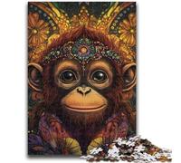Jigsaw Puzzle 1000 Pieces for Adults Baby Gorilla Teenager Jigsaw,Educational Stress Relief Toy Great Gifts And Toys (38x26cm)