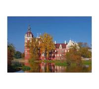 Jigsaw Puzzle 1000 Pieces for Adults，Bad Muskau，Teens Boys Girls Puzzles Difficult Thick Sturdy Pieces Challenging Puzzle for Party Games（38x26cm）-AE97